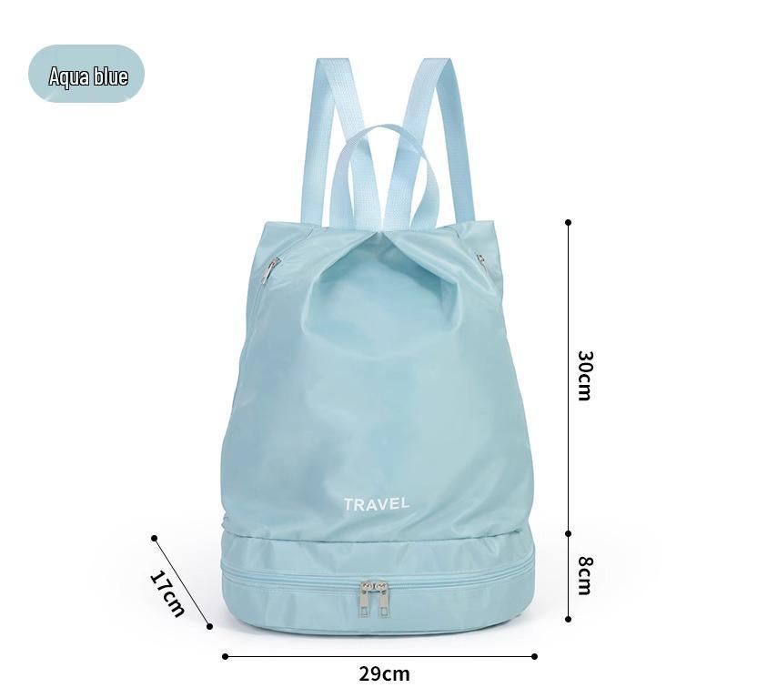 

Водонепроницаемая сумка для плавания с разделением на мокрое/сухое для мужчин и женщин - Рюкзак для фитнеса и спорта большой вместимости