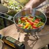 Fire-Maple ANTARCTI 8 Stainless Steel Frying Pan, Camping Cookware, Open Fire Safe