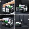 Car Trunk Organizer Folding Auto Trunk Storage Box Multi Compartment Storage B Stowing Tidying For Car Interior Replacement-M