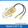 12V/24V Universal Water Temp Sensor 50K 10/12/14/16/17/21MM Signal 301-23ohm Temperature Sender For Car Truck Boat VDO Gauge