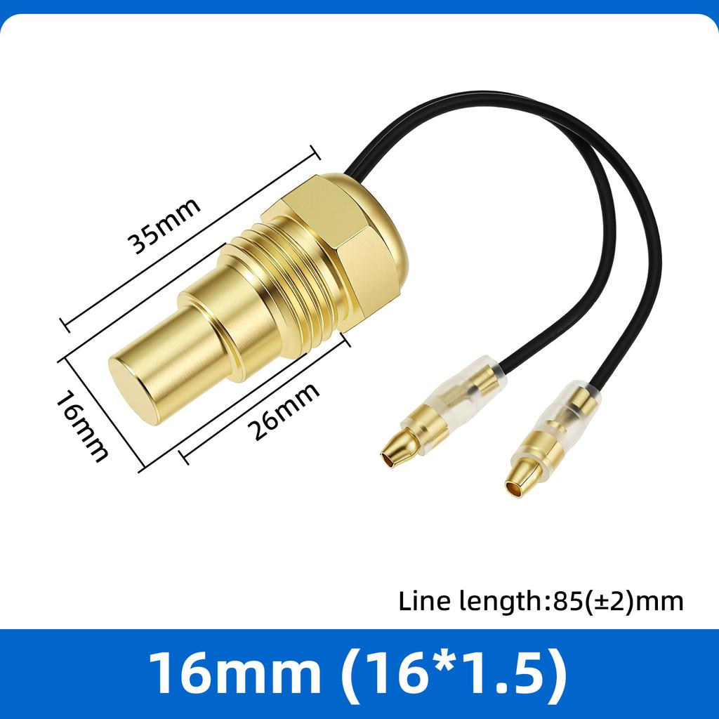 12V/24V Universal Water Temp Sensor 50K 10/12/14/16/17/21MM Signal 301-23ohm Temperature Sender For Car Truck Boat VDO Gauge