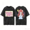 Yoshida Yuko & Chiyoda Momo Machikado Mazoku Front And Back Print Crew Neck Comfortable Women And Men Fashion T Shirt