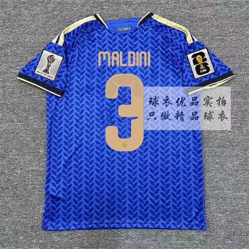 2026 World Cup jersey Italy national team jersey long short-sleeved football jersey S