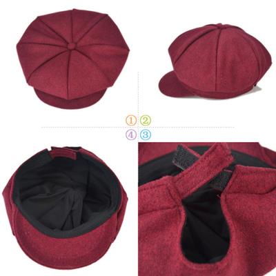 Cappelloottagonale a Visiere Solido Unisex per Bambini e Adulti Berretto da Pittore