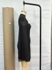 Elegant High Neck Slim Fit Party Dress with Shawl Sleeves