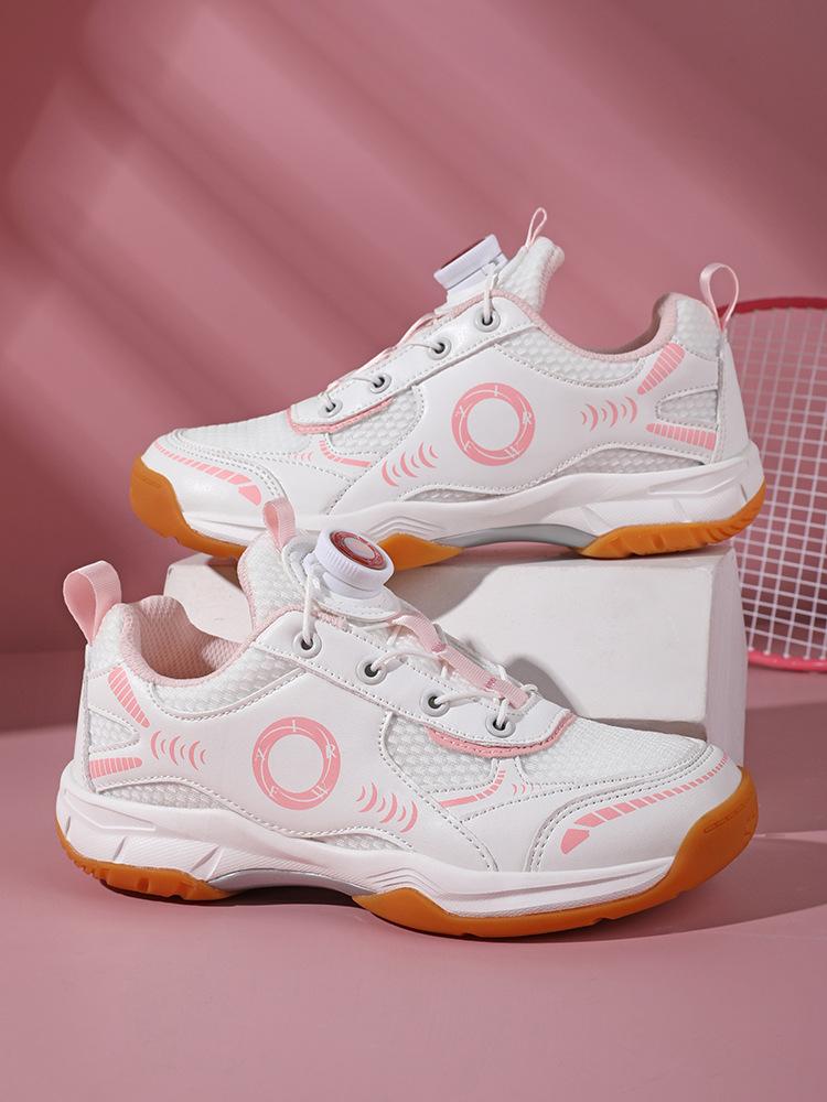 

Детские профессиональные кроссовки для бадминтона для мальчиков и девочек Нескользящие и легкие летние сетчатые дышащие кроссовки для бадминтона Теннисные кроссовки 40