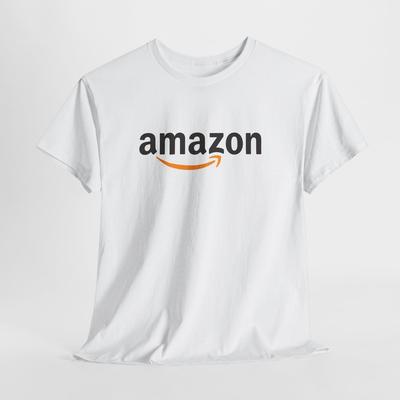 Amazon T-Shirt – Unisex Logo Cotton Tee for Men Women or E-Commerce Fans