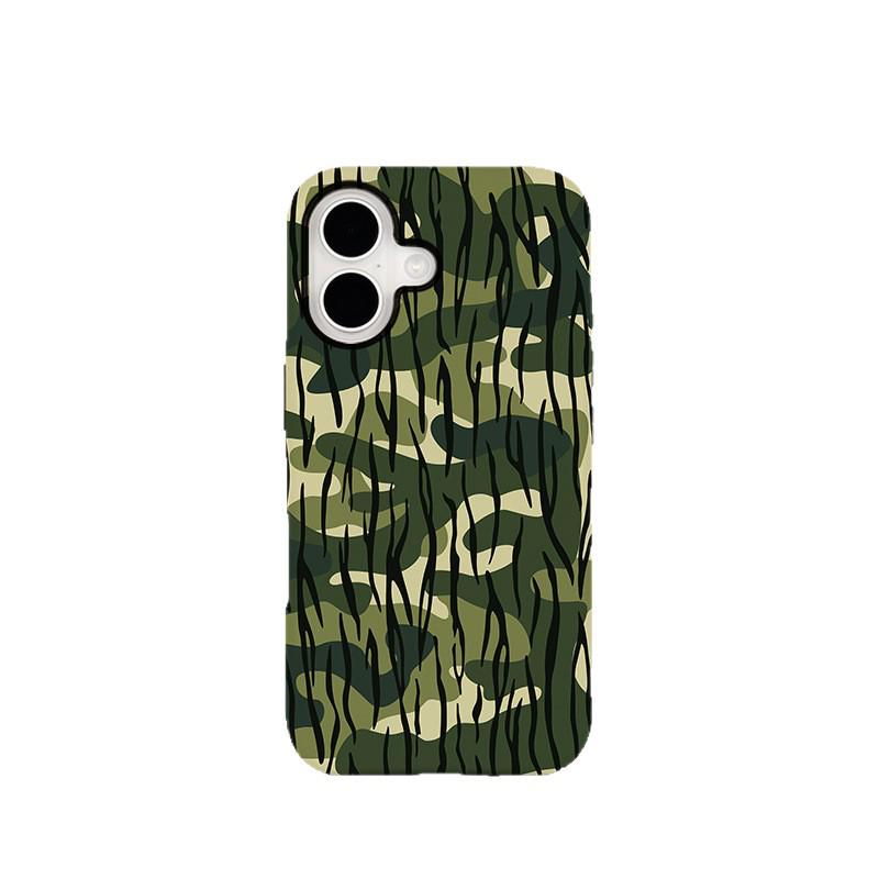 

Creative Camouflage Animal Print Magnetic Phone Case for Apple 17 & Samsung S26+ Apple 14 Pro