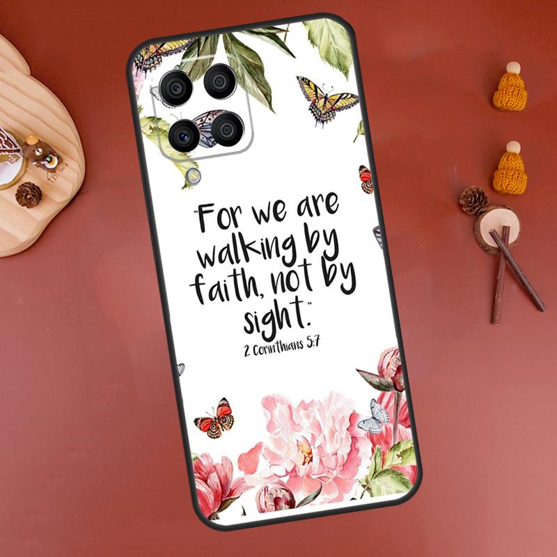 Bible Verse Case For Samsung Galaxy M33 M21 M31 M16 M36 M56 M53 M13 M12 M32 M52 M15 M55 M14 M35 M34 M54