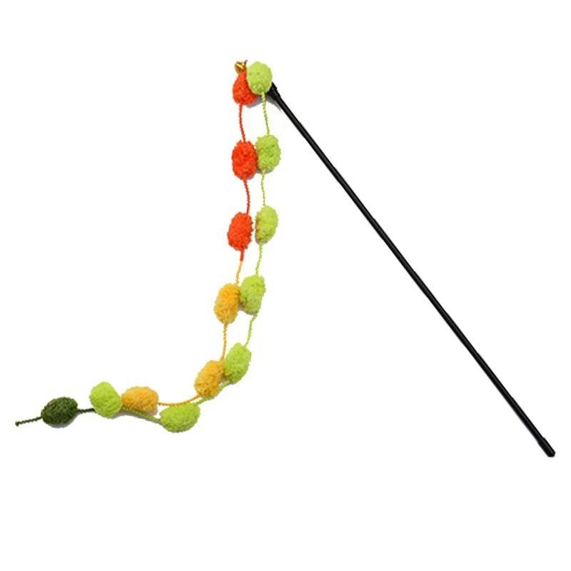 1pcs Cat Teaser Stick With Bell, Interactive Pet Toy For Self-Entertainment