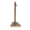 Wood Headphone Stand Headset Holder Earphone Stand Hanger with Wood Supporting Bar, Solid Base for All Headphones Size