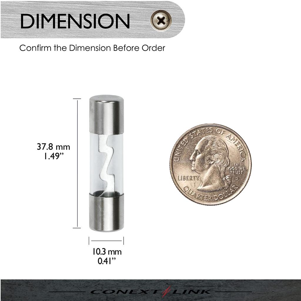 Conext Link AGU10-10 10 Nickel 10 Amp AGU Fuses 10