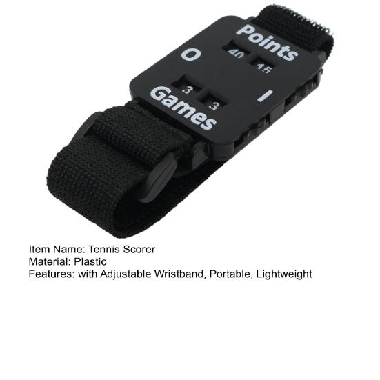 Tennis Score Counter Watch with Adjustable Wristband Portable Lightweight Pickleball Padel
