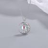 Dream 925 Silver Star Moon Necklace Moonstone Niche Ladies Necklace Collarbone Chain