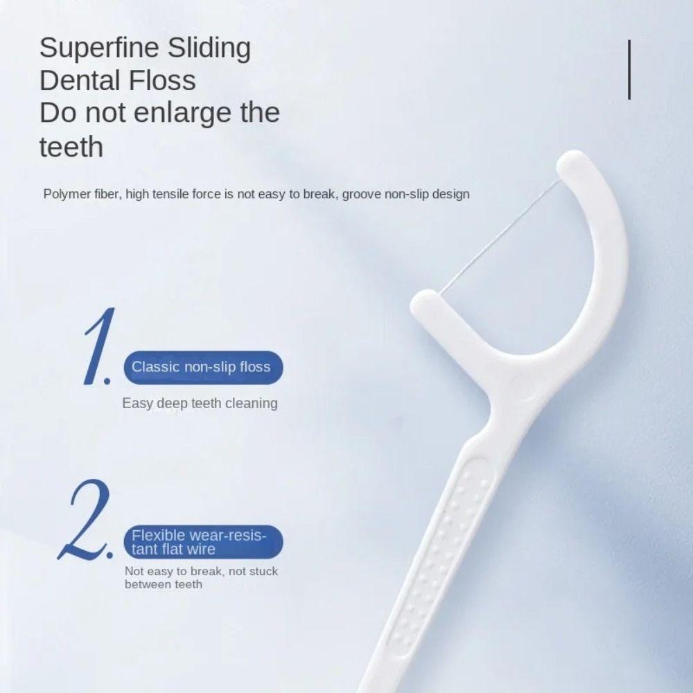 Dustproof Dental Floss Pick Dispenser Pop-Up Teeth Stick Case Men