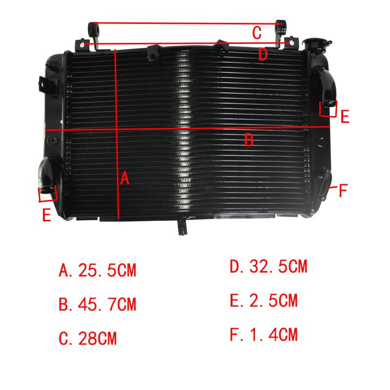 For Yamaha YZFR1 YZF-R1 YZF R1 2009-2014 Motorcycle Radiator Aluminum Cooling Cooler