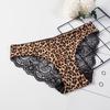 Leopard Lure Lace Knickers Vysoce kvalitní dámské kalhotky Bezešvé spodní prádlo Pevné spodní prádlo