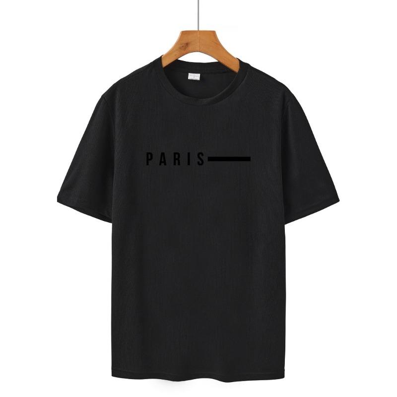 Hauts décontractés amples à manches courtes pour hommes T-shirts confortables en pur coton pour hommes