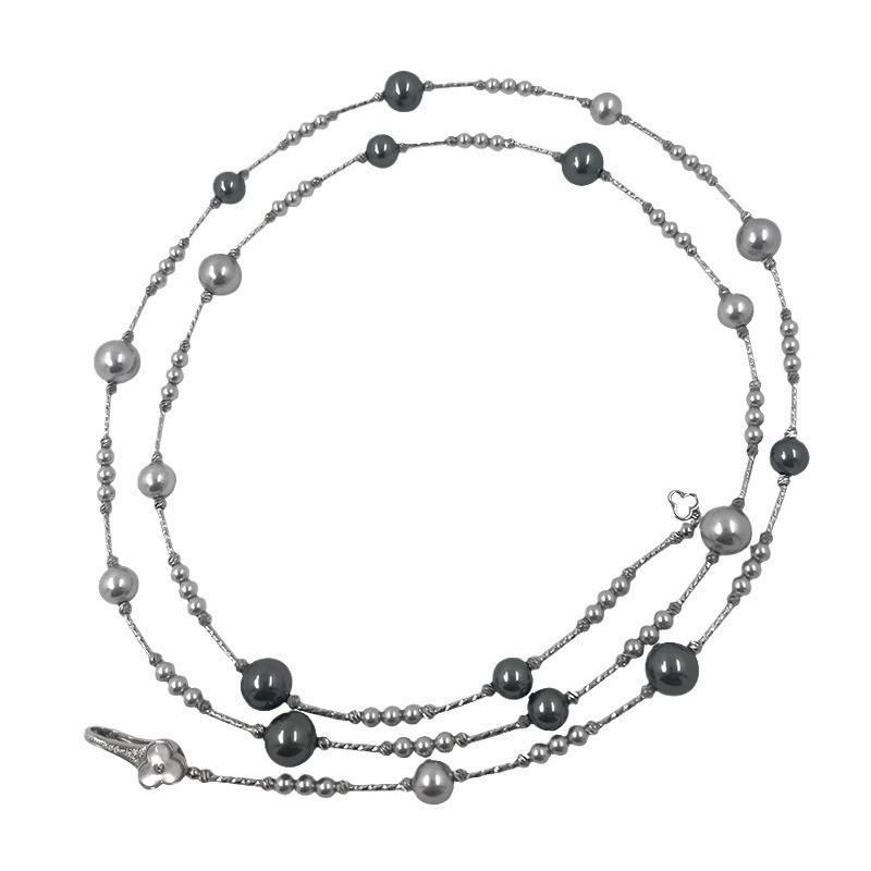 Collier Nœud Ruyi Nacre Multi-Port Étoilé Perle - Pièce Déclaration Élégante pour Femme