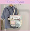 Cute Girl Pattern Crossbody Bag With Polyester Fabric For Daily Use