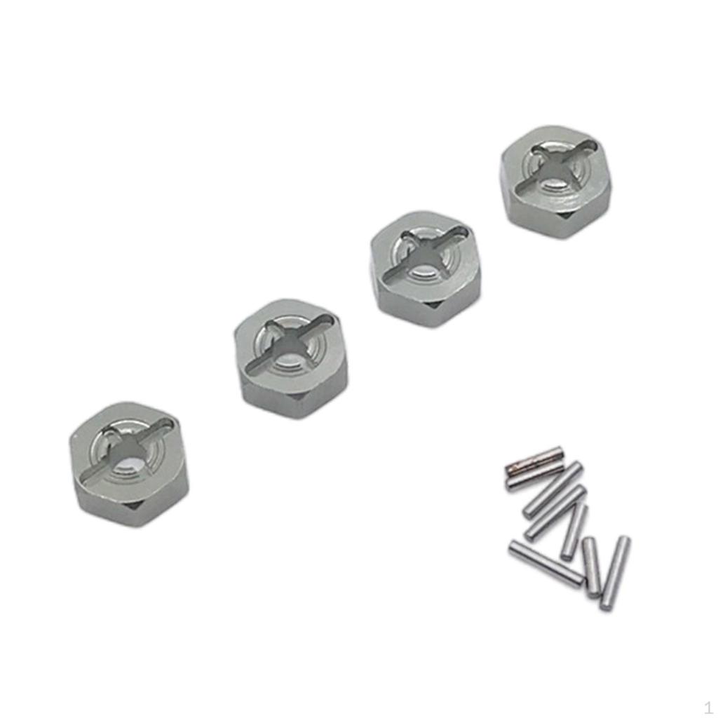 12mm Wheel Convert Adapter /1400 /12 124018 124019 RC Car Upgrade Parts (Set of 4)