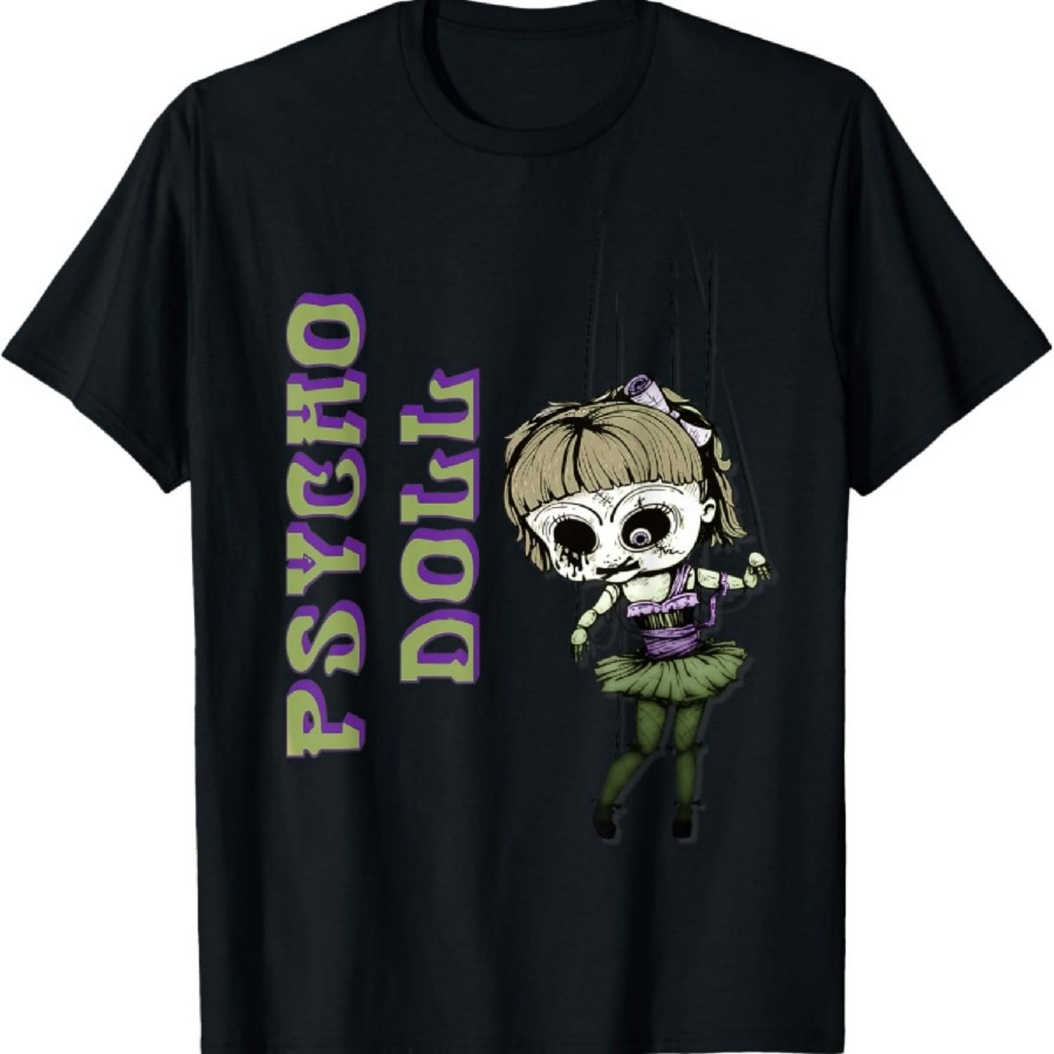 

Psycho Doll Creepy Marionette t-shirt XXXXXL чорний