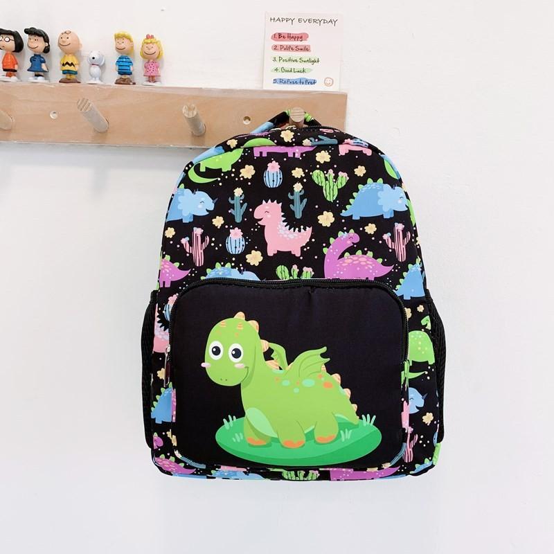Attractive School Nursery Backpack Children Adorable Dinosaur Design Feel Cozy