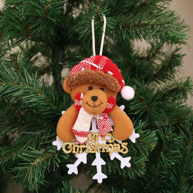 Cross-Border Small Santa Christmas Ornaments - Tree Accessories and Cloth Art Gifts