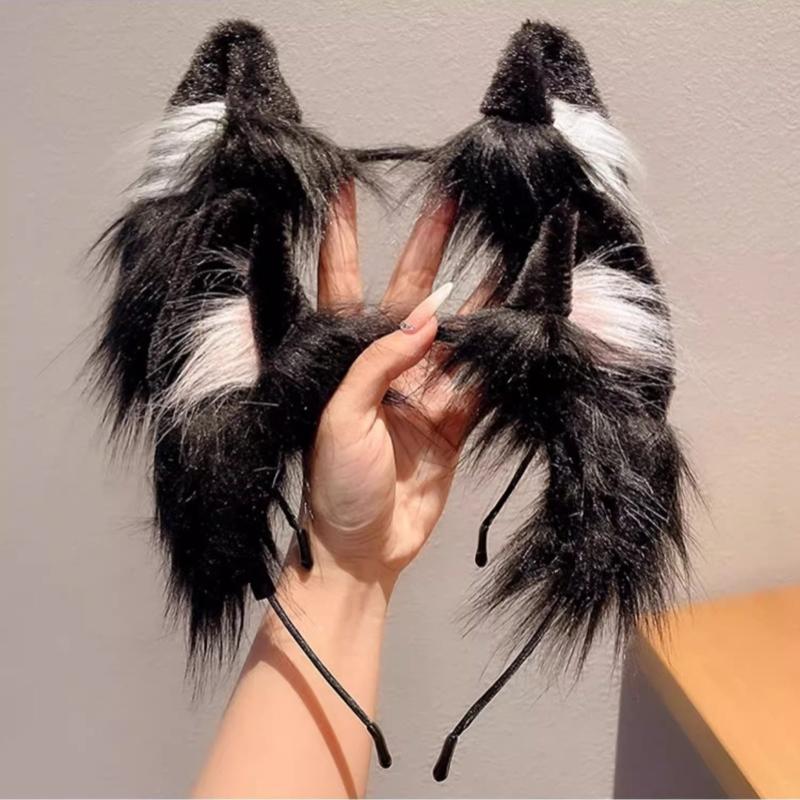 Kawaii Cat Ear Headband Cute Plush Hairband Holiday Dress Up Christmas Animal Ear Hoop Children's Hair Accessories Cosplay Gifts