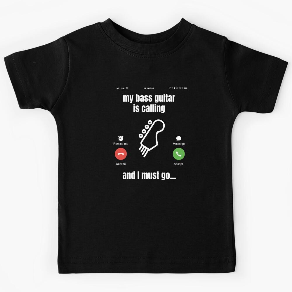 Funny Bass Guitar Meme Kids T-Shirt 170