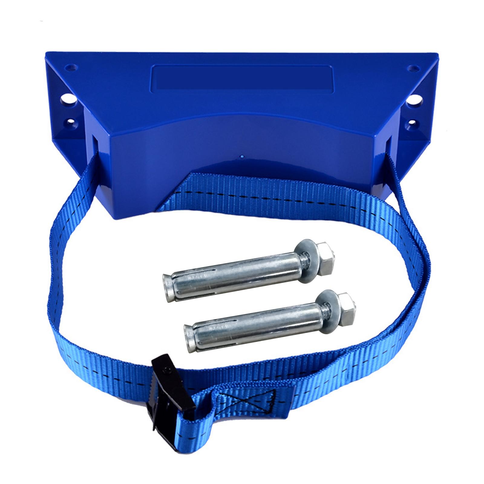 

ABS Plastic Gas Cylinder Bracket Wall Mounted Propane for Tank Bracket Gas Cylinder Holder Laboratory Tools Easy to Use синий