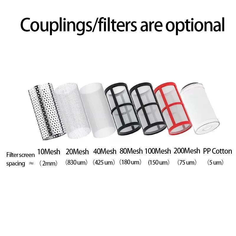 Precision 1/2" 3/4" Pipe Water Filter Irrigation Pool Aquarium Valve Rust Sand Trap Agricultural Filtration Device