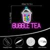 Bubble Tea Neonschild Für Wanddekoration Milchtee LED-Lichter Zimmerdekoration Für Boba-Tee-Getränk Dessertladen Auslage Willkommensschilder