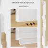 Soundproof PVC Door Bottom Seal Strip Self Adhesive Strong Adhesion Dustproof Easy Trim for Home Garage Office Entry Doors