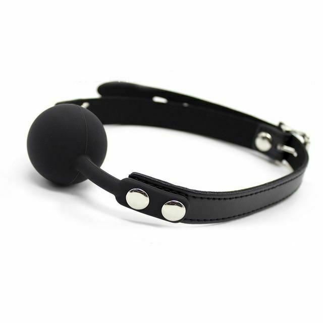 Silicone Ball Gag Red Pink Black Breathable   Restraint Gags