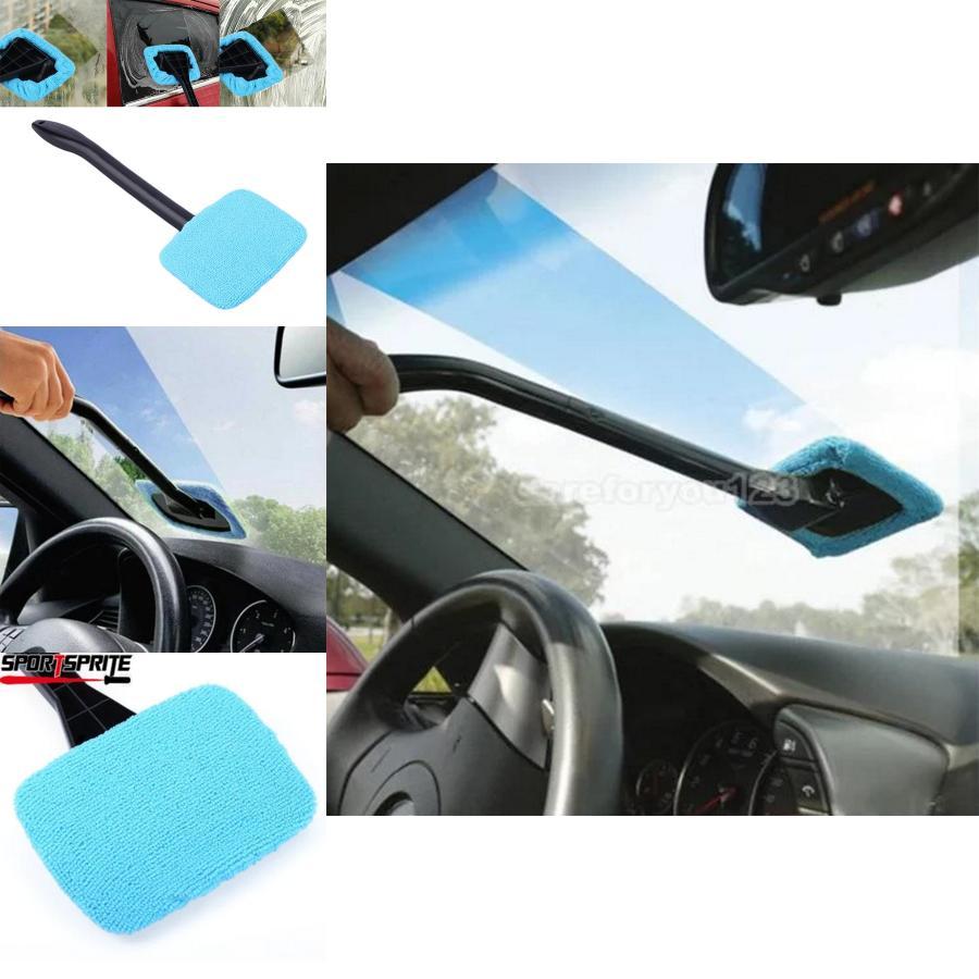 Versatile Microfiber Auto Window Cleaner For Hard-to-reach Car Windows And Windshields