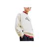 Li Ning Badfive Changan Juventude Diversão Estampa Moletom Esportivo Unissex Moletom Baunilha-Branco AWDRF87-3