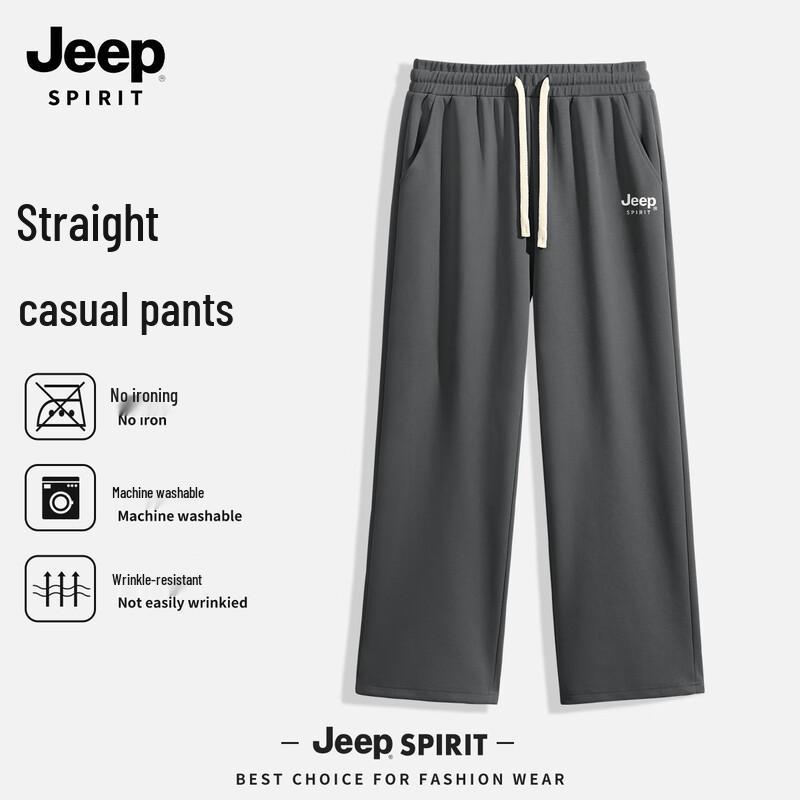 

JEEP SPIRIT Men s Loose Straight-Leg Casual Pants 3XL