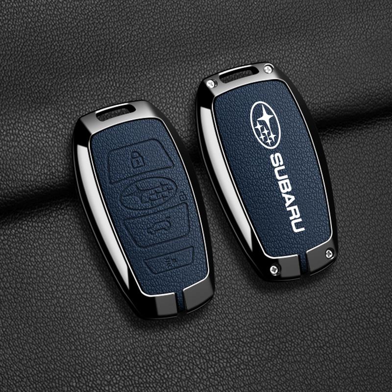 Zinc Alloy Car Remote Key Case Cover For Subaru WRX XV Crosstrek Legacy BRZ Forester Impreza STi Outback 2015-2019 Accessories et4