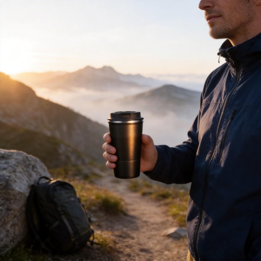 304 Stainless Steel Travel Mug For Outdoor Sports And Gift Giving