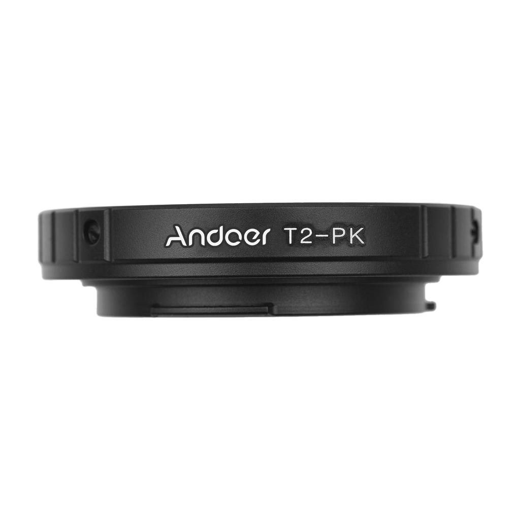 Andoer T2 PK Metal Lens Mount Adapter Ring T T2 Mount Lens Adapter Replacement for Pentax K 70 K 50 K 30 K 500 K 1 K 3