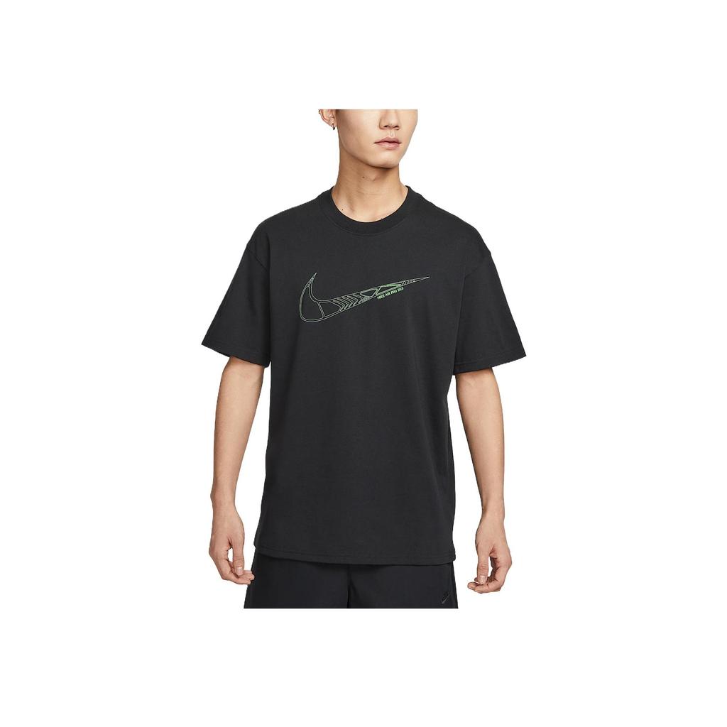 Nike Sportswear Comfortable Versatile Fashionable Short Sleeve T-Shirt Men Tops Black HJ0747-010