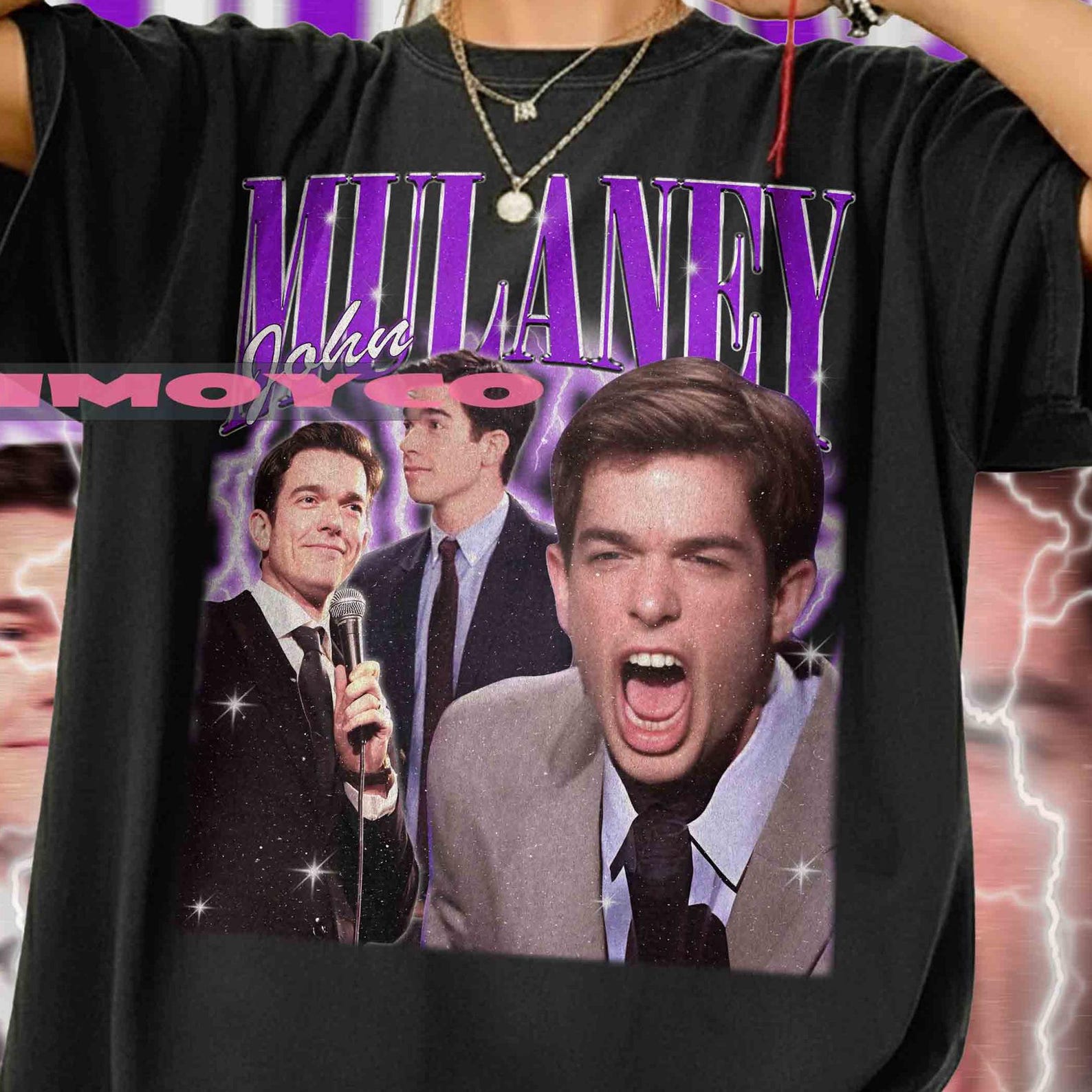 Retro John Mulaney Homage T-Shirt, 90s Fan Tee 4XL