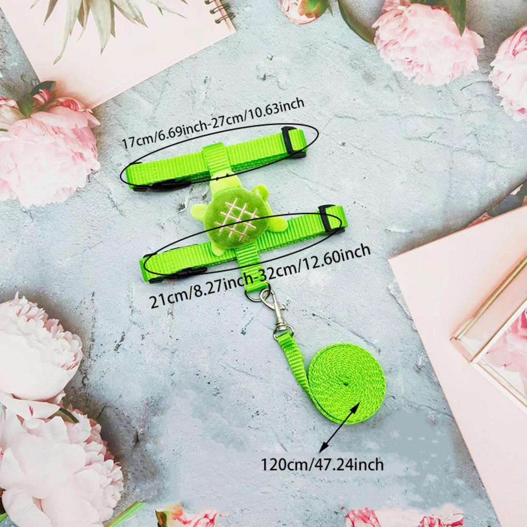 Kanin Katteseler og Båndsett Justerbare Seler for Kanin Kattunge Piggsvin Kjæledyr Utendørs Gåutstyr Tilbehør