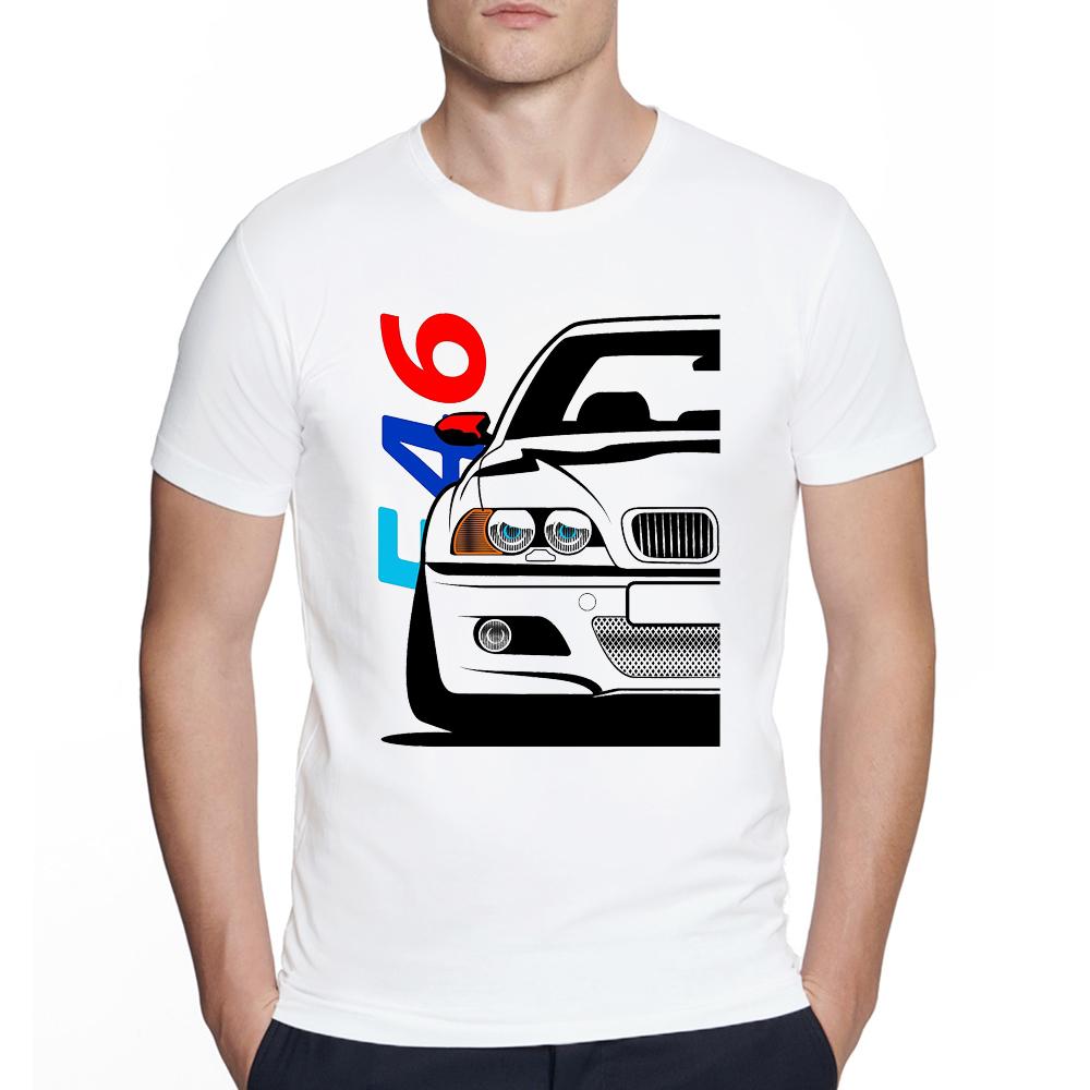 Vintage sports car Lovers Summer Men Short Sleeve bm M3 E60 E82 Print T-Shirt Hip Hop streetwear Boy Casual Old School Tops Tees