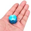 Uxcell Aluminum Potentiometer Universal Volume Tone Control Knob for Guitar and Diamond Blue 6-Piece Knob, 1/4" (6mm) Bass, 5/8"