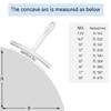 Guitar String Height Ruler & Radius Gauge Guitar Measuring Tool Guitar Gauge Tool Ruler Musical Instrument Accessories