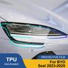 For BYD Seal 2026-2026 Smoke Black Car Headlight Protective Film TPU PPF High-Gloss Vinyl Film Pre-cut Anti-Scratch Custom Fit