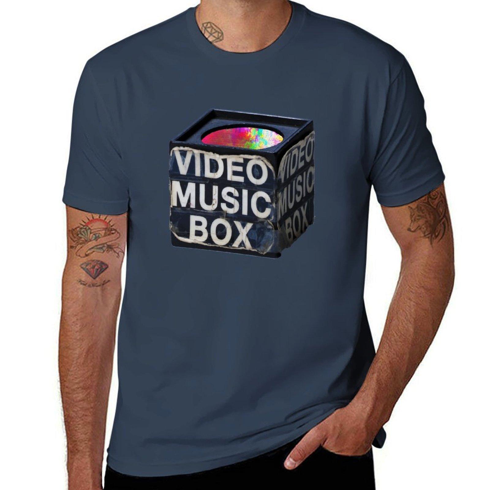 Video Music Box Microphone Box Classic Tshirt Summer Sports Quick Dry Tshirt S
