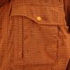 Columbia Check Pattern Banego Creek Jacket S Orange Outdoors Men's Used